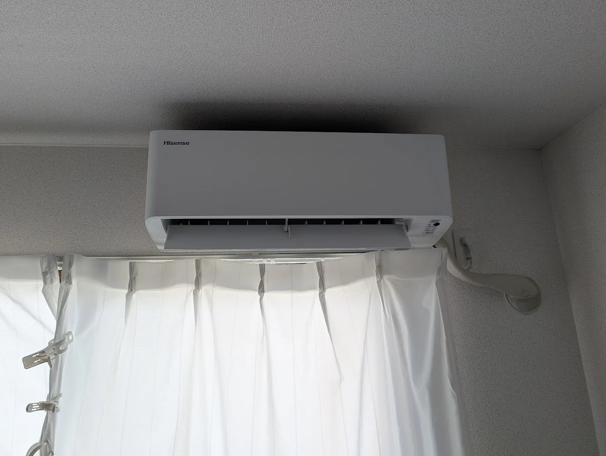 大津市S様施工事例｜ハイセンスHA-S22D-Wのエアコン引越しの工事費用は？