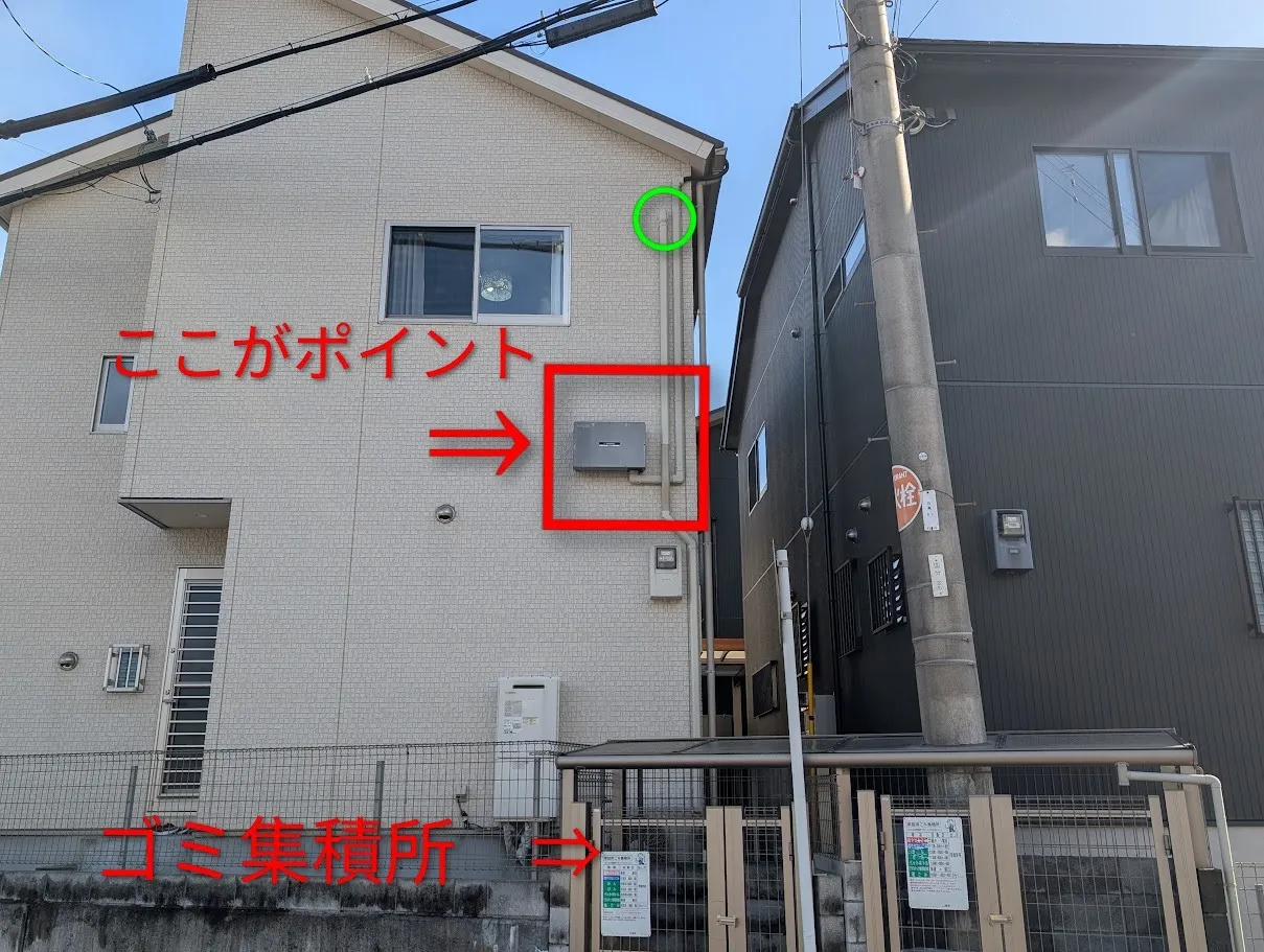 大津市U様施工事例｜狭い通路の高所作業でエアコン取り付け完了です♪