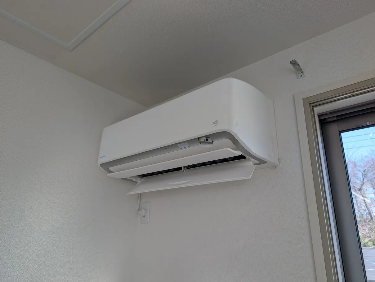 エアコン入替後のダイキン１８畳用の試運転です♪